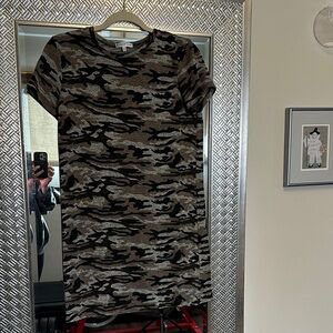 Cute knit camo dress